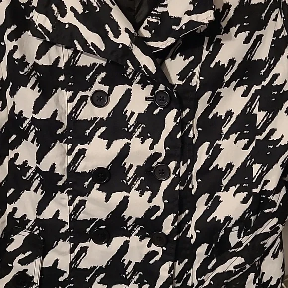 Appraisal Double Breasted Jacket/Blazer Black & White Houndstooth - Picture 6 of 8